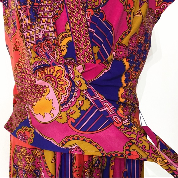 Jones New York Vibrant Multicolor Midi Dress - Picture 6 of 11